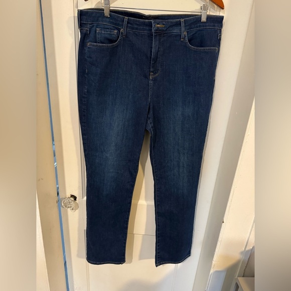 NYDJ Blue High-Waisted Jeans - Picture 5 of 6